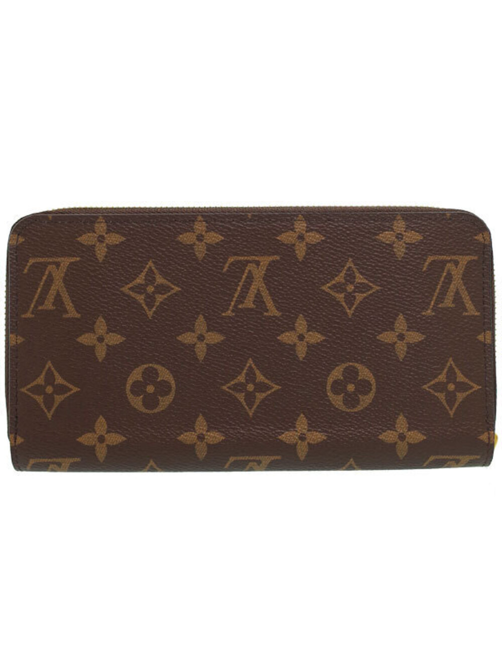 Louis Vuitton Long Zippy Round Wallet Zipper Monogram Brown